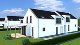 Prodej řadového rodinného domu 5+kk, 136 m2 obytné plochy, zahrada 632 m2, Kamenice - Štiřín